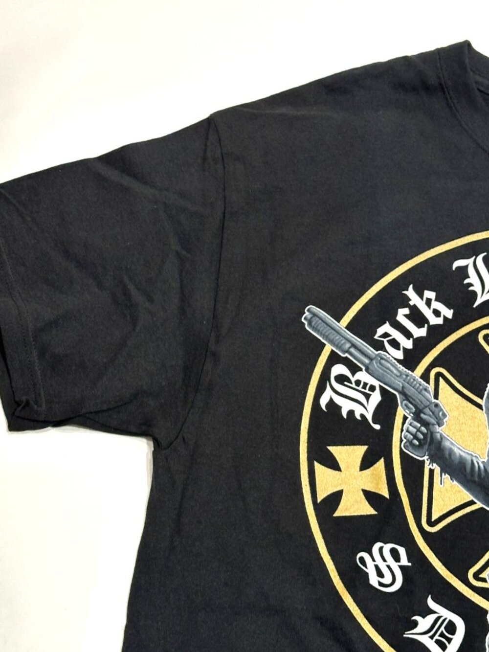 Black Label Society SDMF Skull Graphic Band T Shirt Mens Large Hanes Heavyweight - Picture 8 of 16